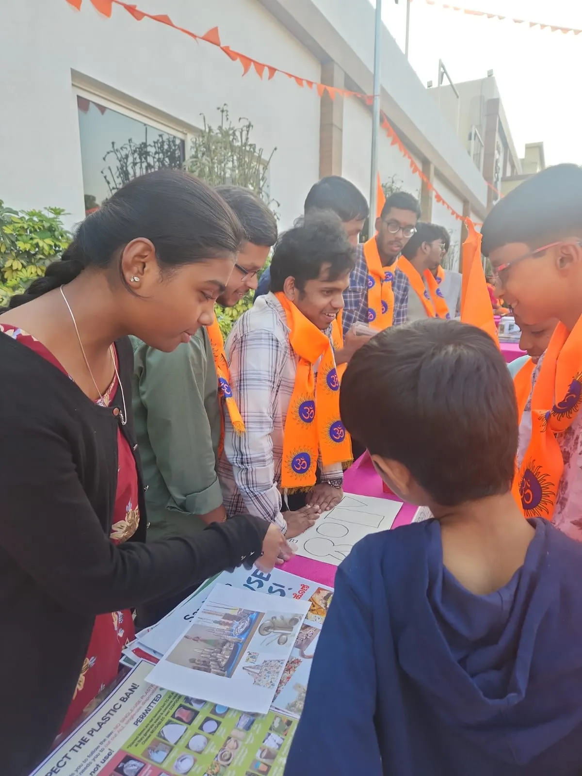 Young volunteers at Samajotsava