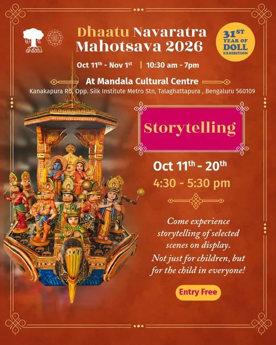 Navaratra day 2 with Dhaatu Puppet Theater