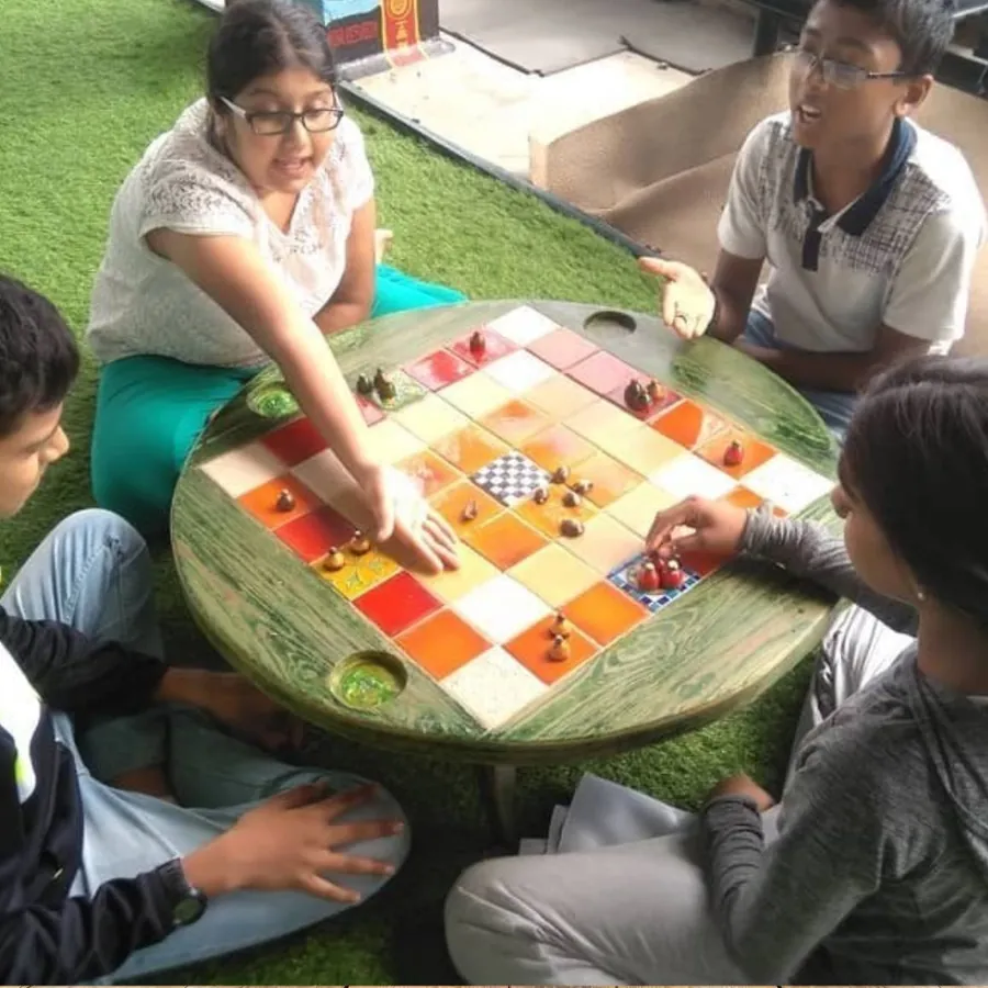 Teach traditional games at Bengaluru airport with Kavade Games